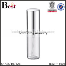 1ml 2ml 3ml 5ml 6ml 7ml 10ml glass vial for steroids clear tube glass bottle with aluminum sprayer